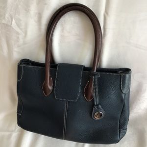 Vintage Dooley & Bourke - Navy Pebbled Leather